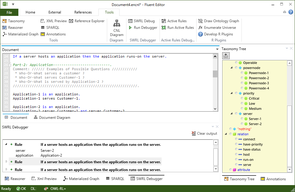 FluentEditor Ontology Editor development